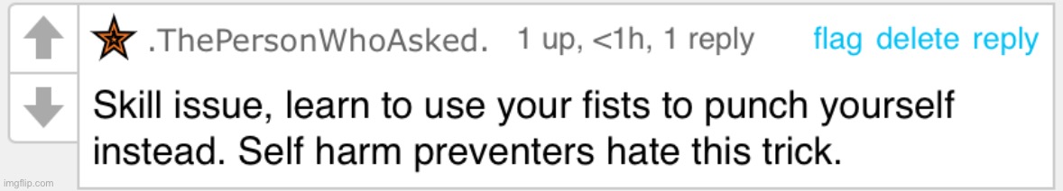A comment shitpost | made w/ Imgflip meme maker