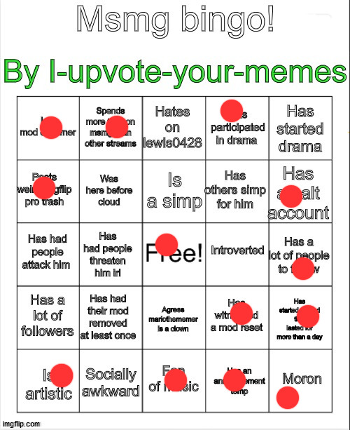 idk who lewis is and im neutral to mario | image tagged in msmg bingo | made w/ Imgflip meme maker