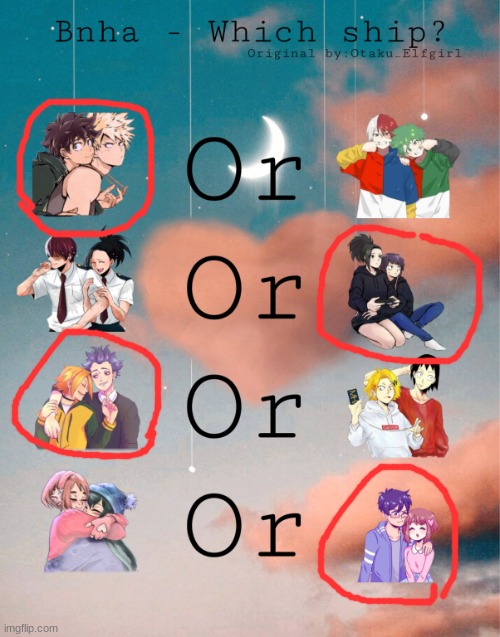 Bnha- Which ship? | image tagged in bnha- which ship | made w/ Imgflip meme maker