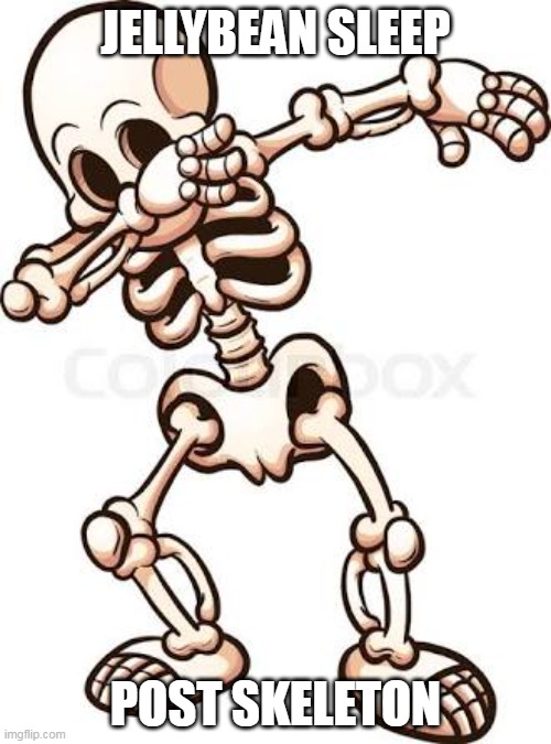 Image tagged in skeleton dab - Imgflip