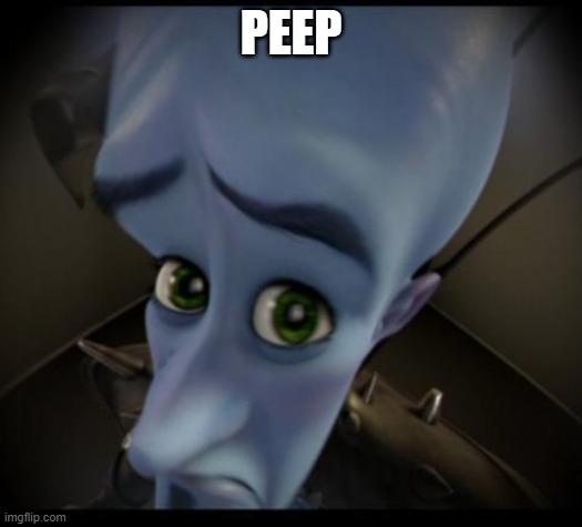 peep | PEEP | image tagged in no bitches | made w/ Imgflip meme maker