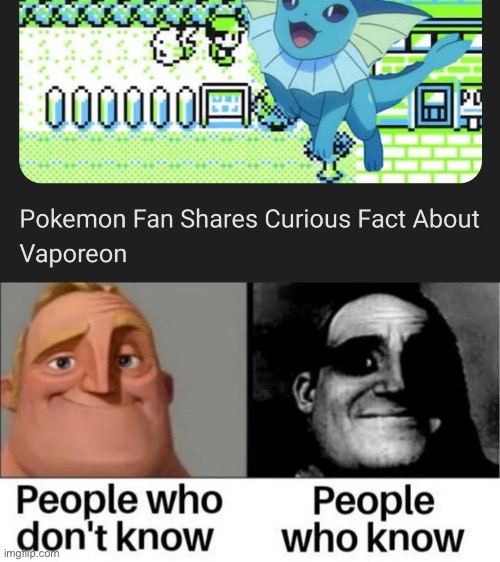 vaporeon copypasta | made w/ Imgflip meme maker