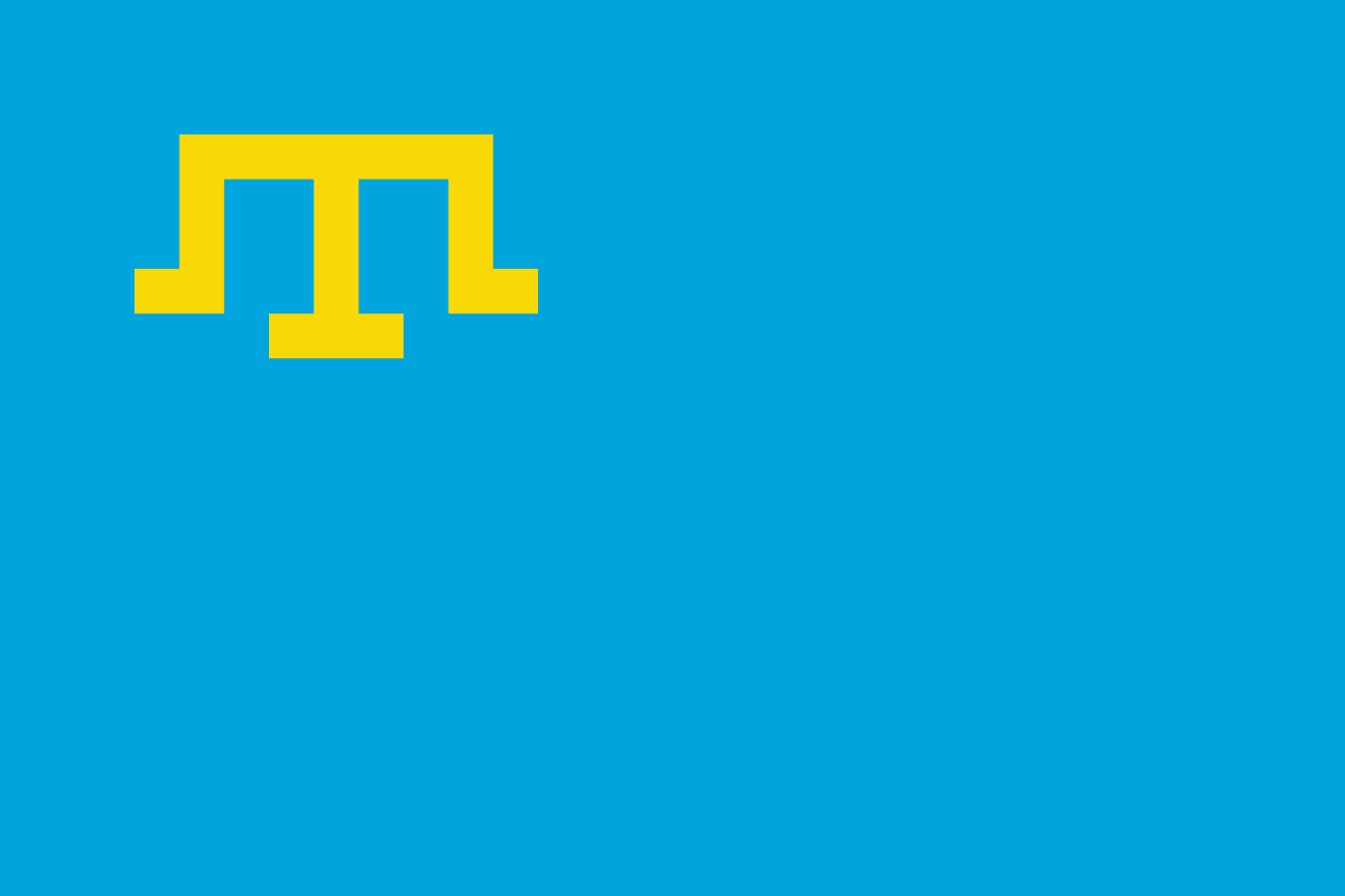 Crimean Tatars flag Blank Meme Template