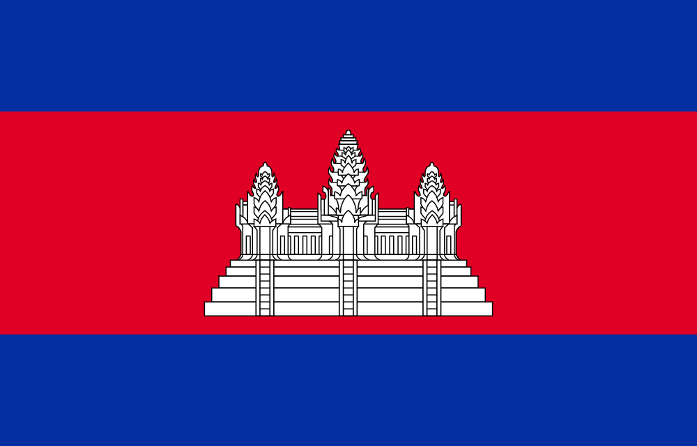 Flag of Cambodia Blank Meme Template