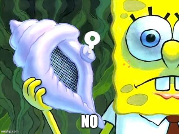 Magic Conch | NO | image tagged in magic conch | made w/ Imgflip meme maker