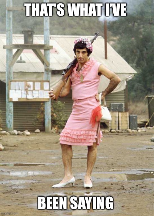 klinger | THAT’S WHAT I’VE BEEN SAYING | image tagged in klinger | made w/ Imgflip meme maker