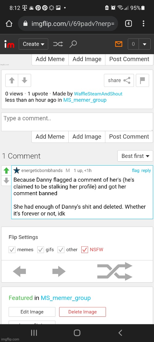 I'm sick of this BS. This is all because of the mod behind the slaughter and D word | made w/ Imgflip meme maker