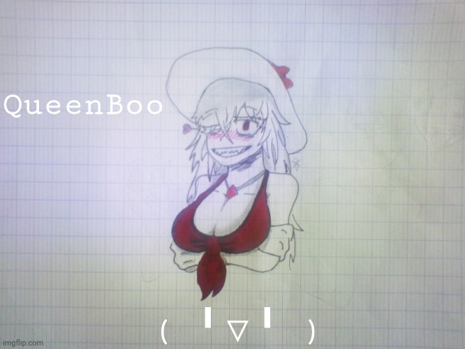 QueenBoo | QueenBoo; ( ╹▽╹ ) | image tagged in queenboo | made w/ Imgflip meme maker