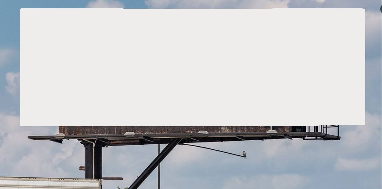 High Quality billboard Blank Meme Template