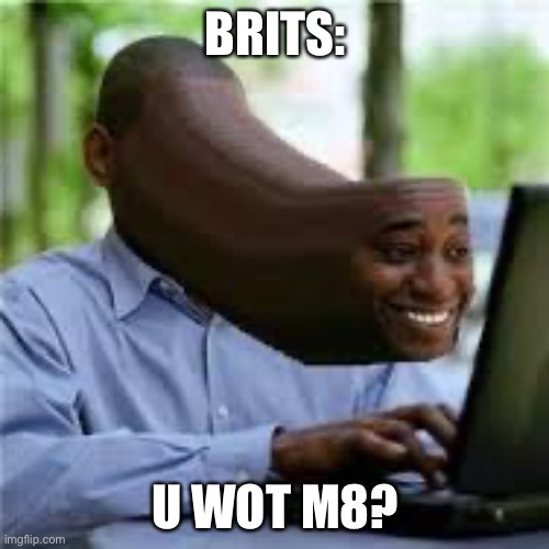 U WOT M8 | BRITS: U WOT M8? | image tagged in u wot m8 | made w/ Imgflip meme maker