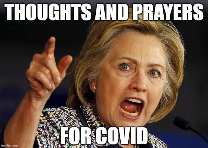 Clinton catched COVID - Imgflip