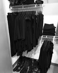 Black clothes closet Blank Meme Template