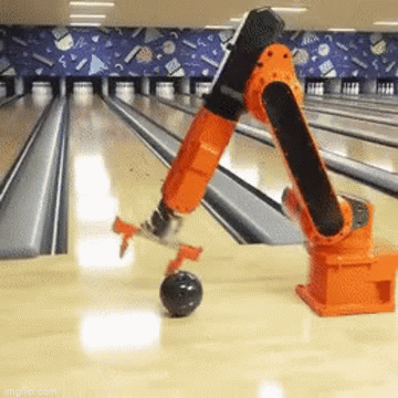 Robot bowling gif template - Imgflip