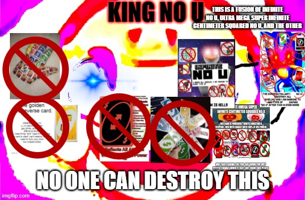 King no u Blank Meme Template