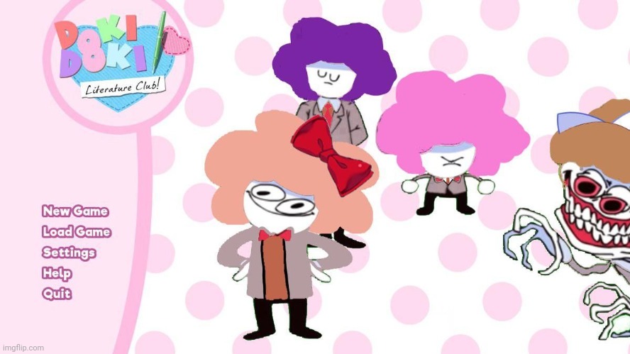 ahh yeah baby Sr Pelo literature club | made w/ Imgflip meme maker