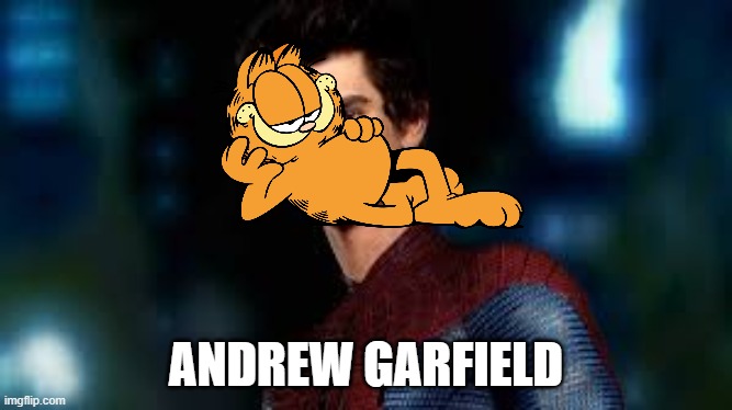 gar | ANDREW GARFIELD | image tagged in spiderman,andrew garfield | made w/ Imgflip meme maker