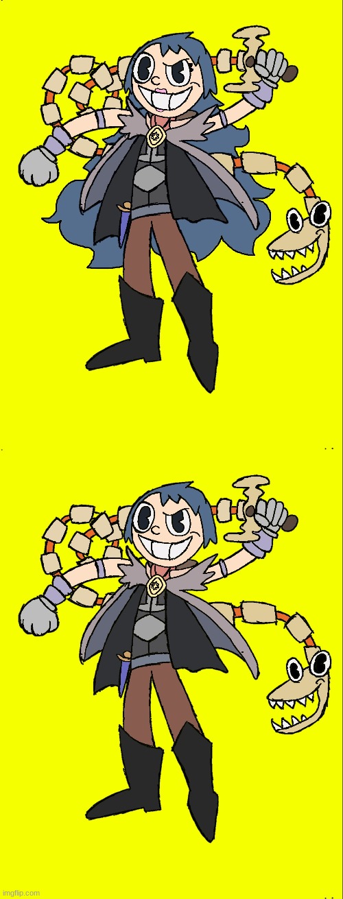 byleth as cuphead character | made w/ Imgflip meme maker