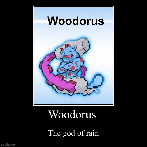 I fused landorus and wooper | image tagged in funny,demotivationals | made w/ Imgflip demotivational maker