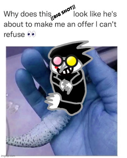 [[BIG SHOT]] | image tagged in remake,deltarune,spamton,funny | made w/ Imgflip meme maker
