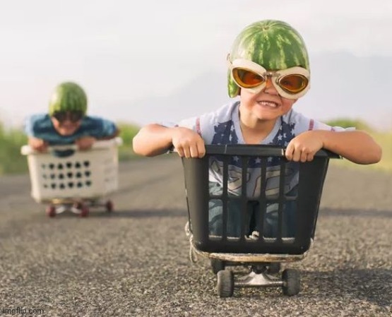 Watermelon Racers | image tagged in watermelon racers | made w/ Imgflip meme maker