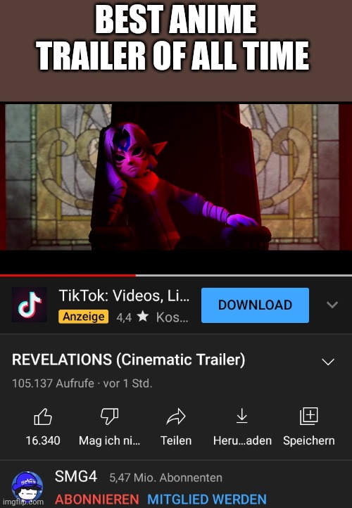 BEST ANIME TRAILER OF ALL TIME | made w/ Imgflip meme maker