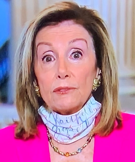 High Quality Nancy Pelosi Eyebrows Blank Meme Template