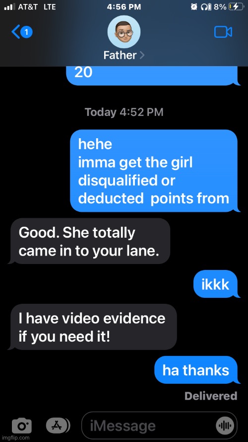 the only time i like my dad is when he is helping me get someone is trouble | made w/ Imgflip meme maker