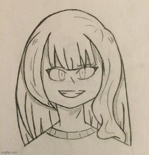 I did the hair and stuff and my friend did the face | made w/ Imgflip meme maker