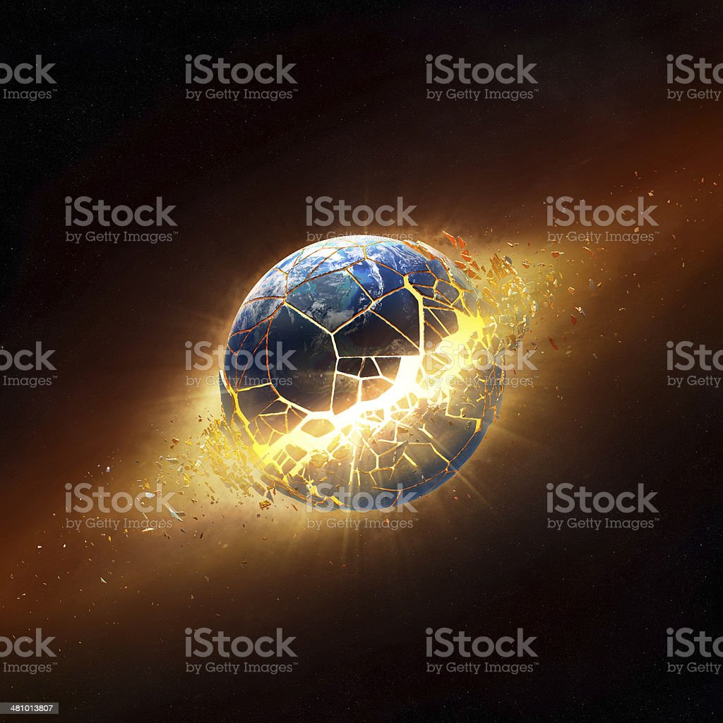 High Quality world exploding Blank Meme Template