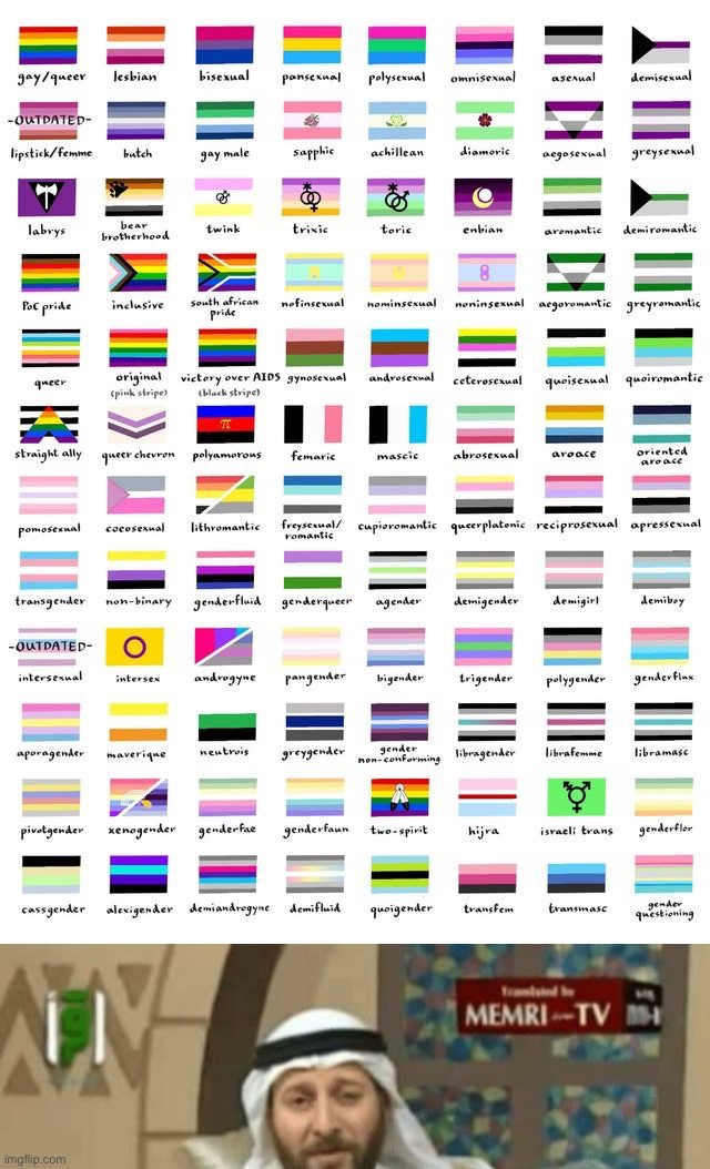 image tagged in so many pride flags,what is the cure for such disorders beatings | made w/ Imgflip meme maker