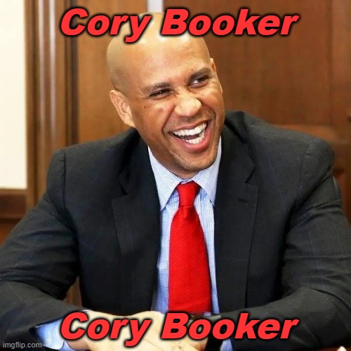 Heard his lecture to Ketanji Jackson earlier today. It was sweet, b u t , every time he brought up God I felt, uh, incongruous. | Cory Booker; Cory Booker | made w/ Imgflip meme maker