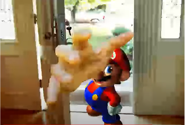 Mario Stealing Your Liver Blank Meme Template
