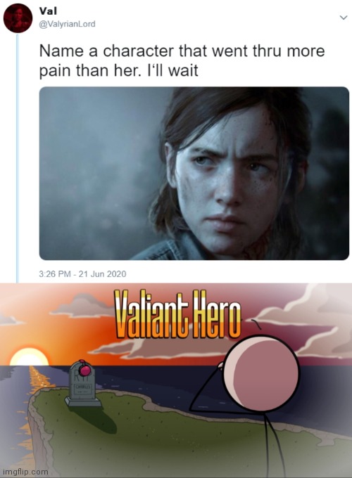 charles noooo | image tagged in name one character who went through more pain than her,henry stickmin,funny | made w/ Imgflip meme maker