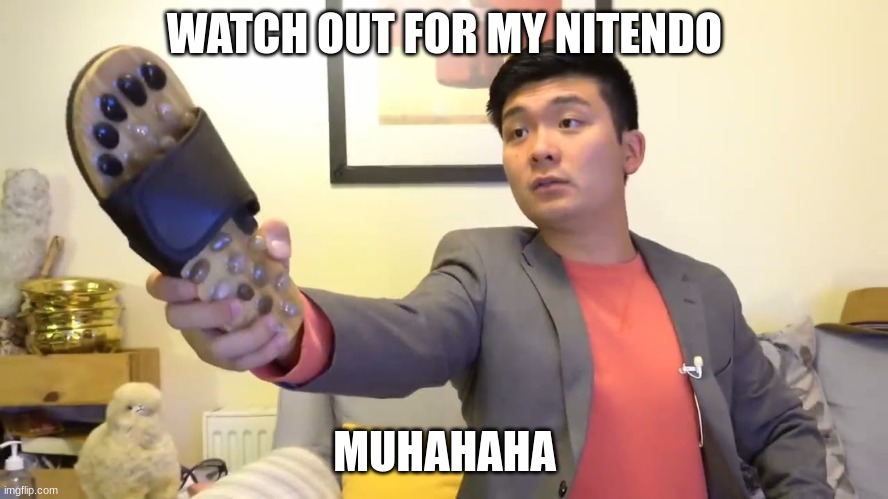 when steven he haves a nitendo | WATCH OUT FOR MY NITENDO; MUHAHAHA | image tagged in steven he i will send you to jesus | made w/ Imgflip meme maker