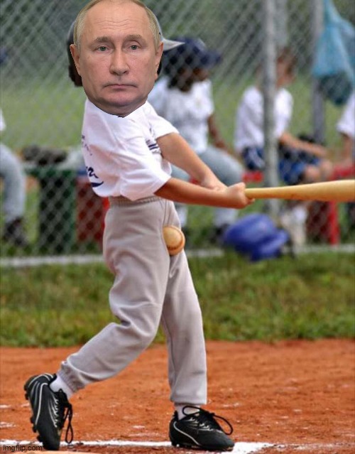 Putin getting hit in the balls | image tagged in baseball | made w/ Imgflip meme maker