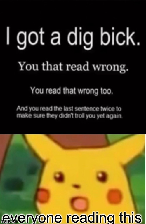 My brain shorted out when I looked at this | everyone reading this | image tagged in funny memes,surprised pikachu | made w/ Imgflip meme maker