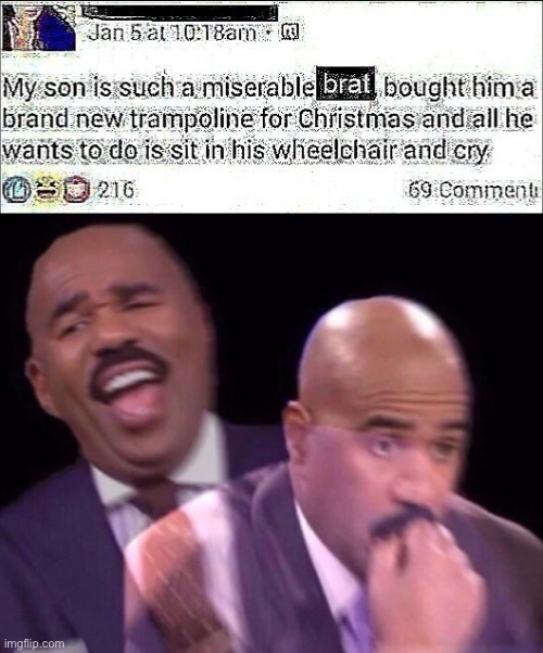 Uhhhhhhh….. | image tagged in steve harvey laughing serious | made w/ Imgflip meme maker