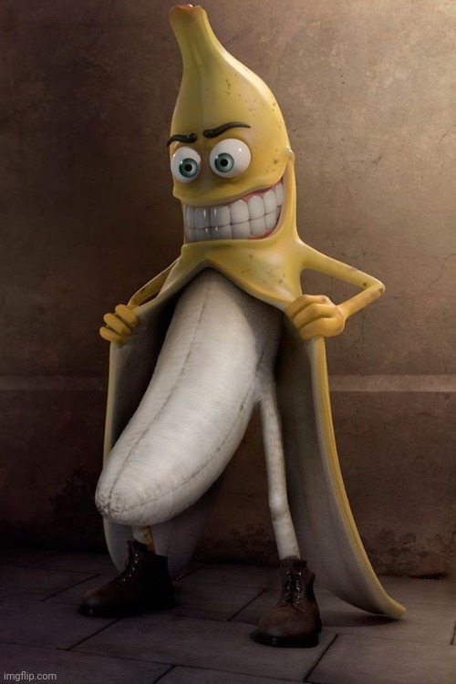 Banana Flasher | image tagged in banana flasher | made w/ Imgflip meme maker