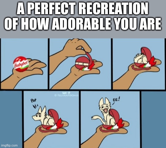 *boop* | A PERFECT RECREATION OF HOW ADORABLE YOU ARE | image tagged in wholesome,furry,adorable | made w/ Imgflip meme maker