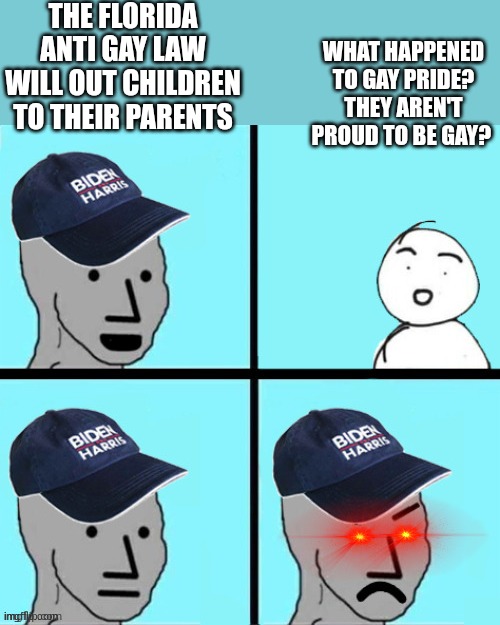 Parents should be informed of their children's lifestyle choices. | THE FLORIDA ANTI GAY LAW WILL OUT CHILDREN TO THEIR PARENTS; WHAT HAPPENED TO GAY PRIDE? THEY AREN'T PROUD TO BE GAY? | image tagged in florida rocks | made w/ Imgflip meme maker