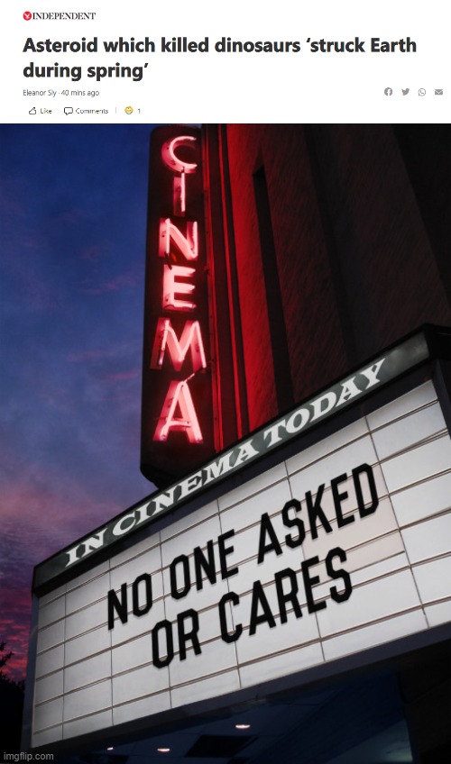 image tagged in no one asked or cares | made w/ Imgflip meme maker