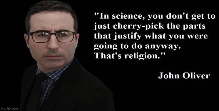John Oliver quote | image tagged in john oliver quote,john oliver,atheism,atheist,anti-religion,anti-religious | made w/ Imgflip meme maker