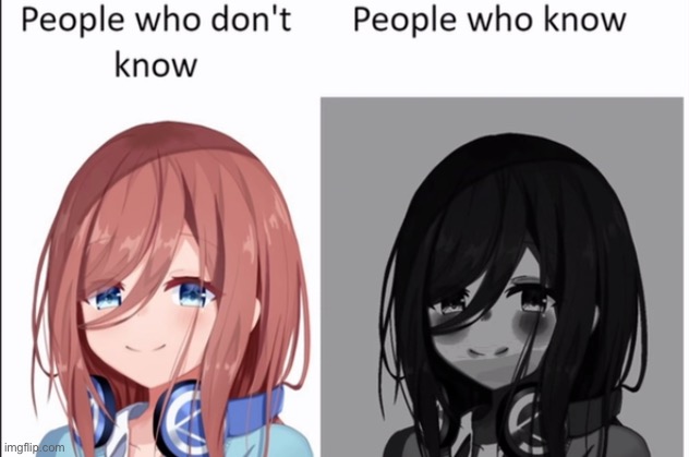 do you know the anime? | image tagged in people who don't know vs people who know,people who know,anime | made w/ Imgflip meme maker