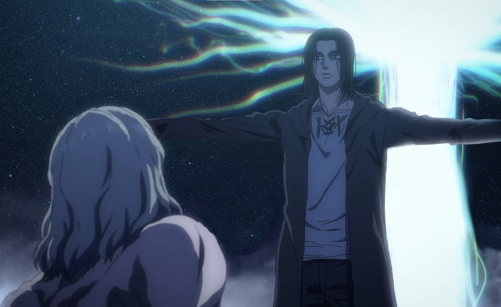 Eren t pose Blank Meme Template