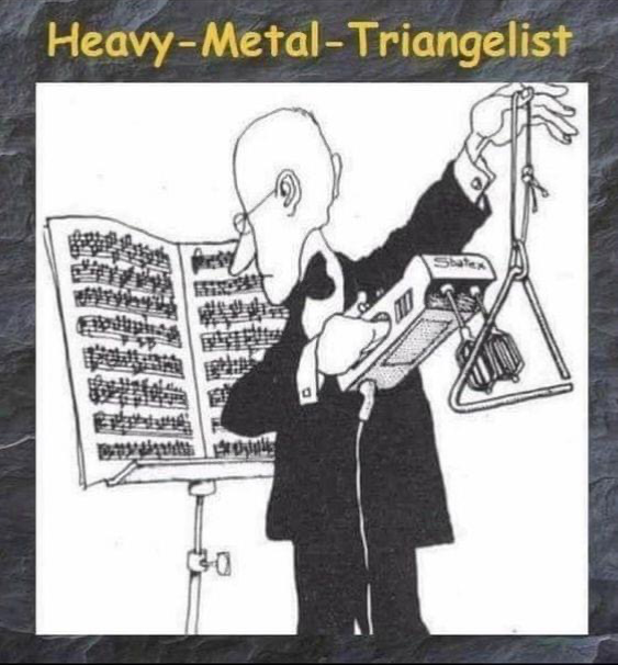 Heavy metal triangelist Blank Meme Template