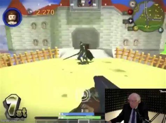 Bernie Gaming | made w/ Imgflip meme maker