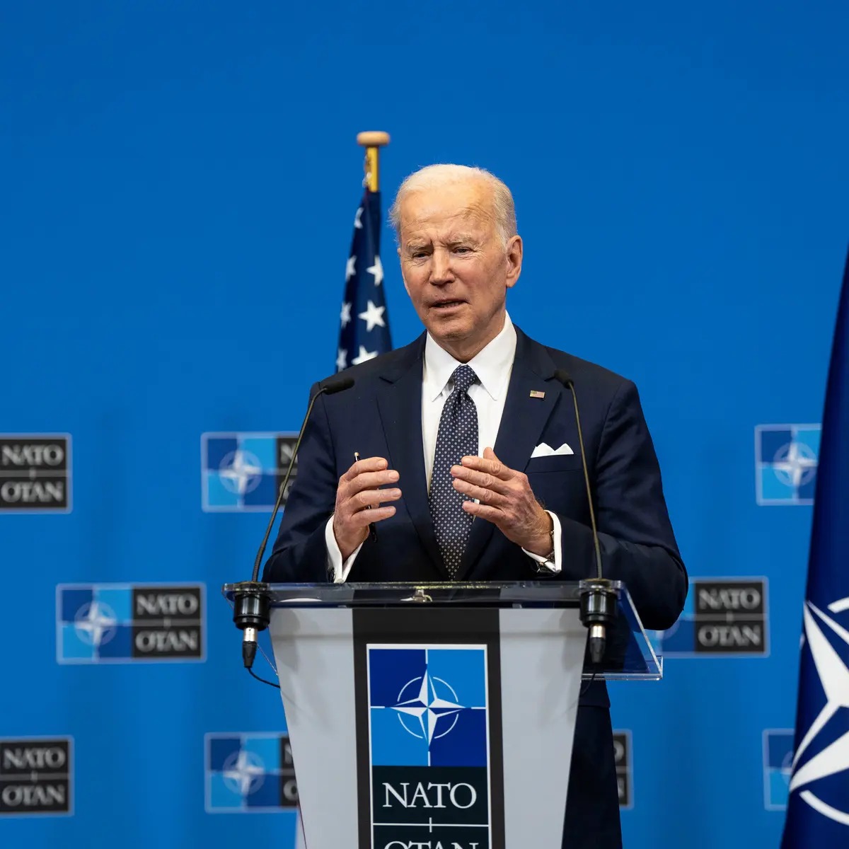 President Joe Biden NATO Blank Meme Template