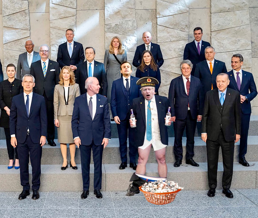 PM Johnson NATO Blank Meme Template