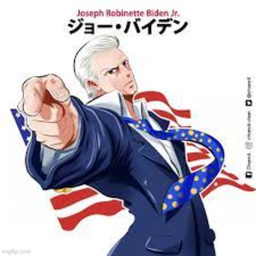 jojo biden | image tagged in jojo biden | made w/ Imgflip meme maker
