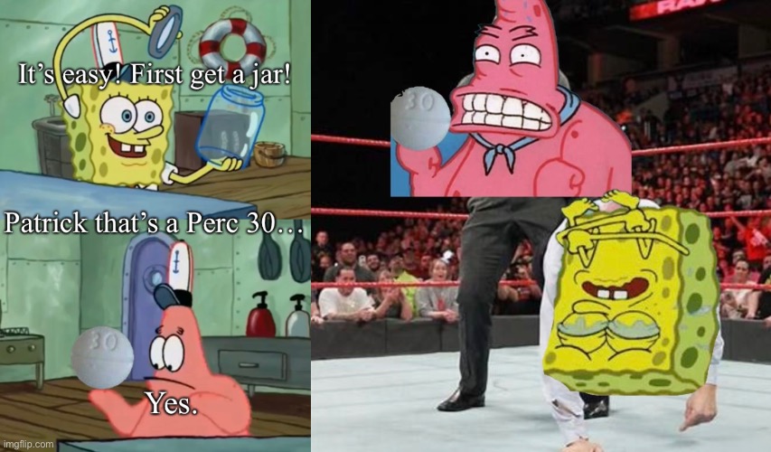 spongebob wrestling